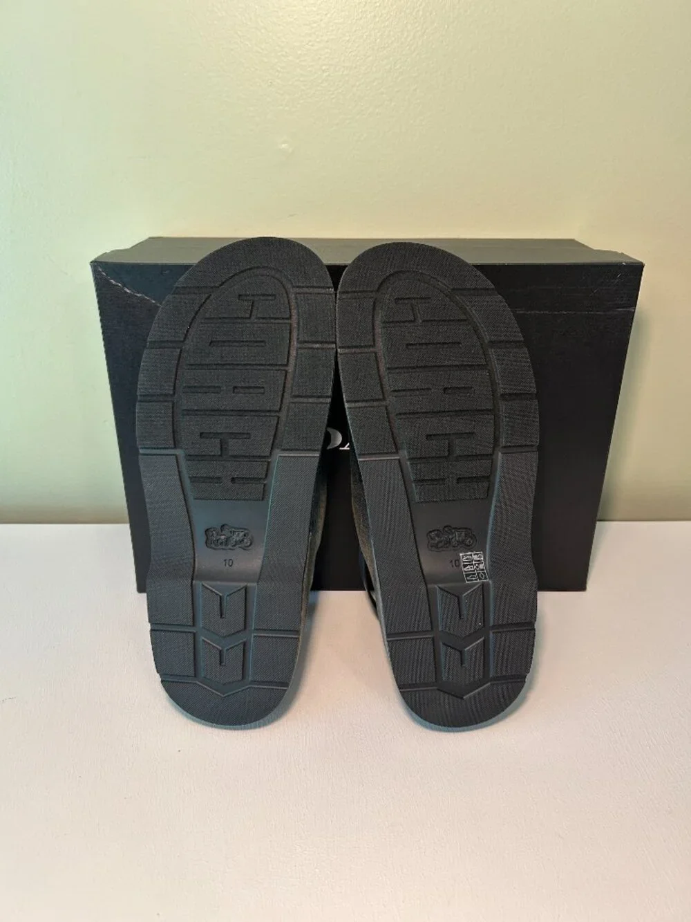 Coach Women's Sculpted C Platform Clog In Loved Denim